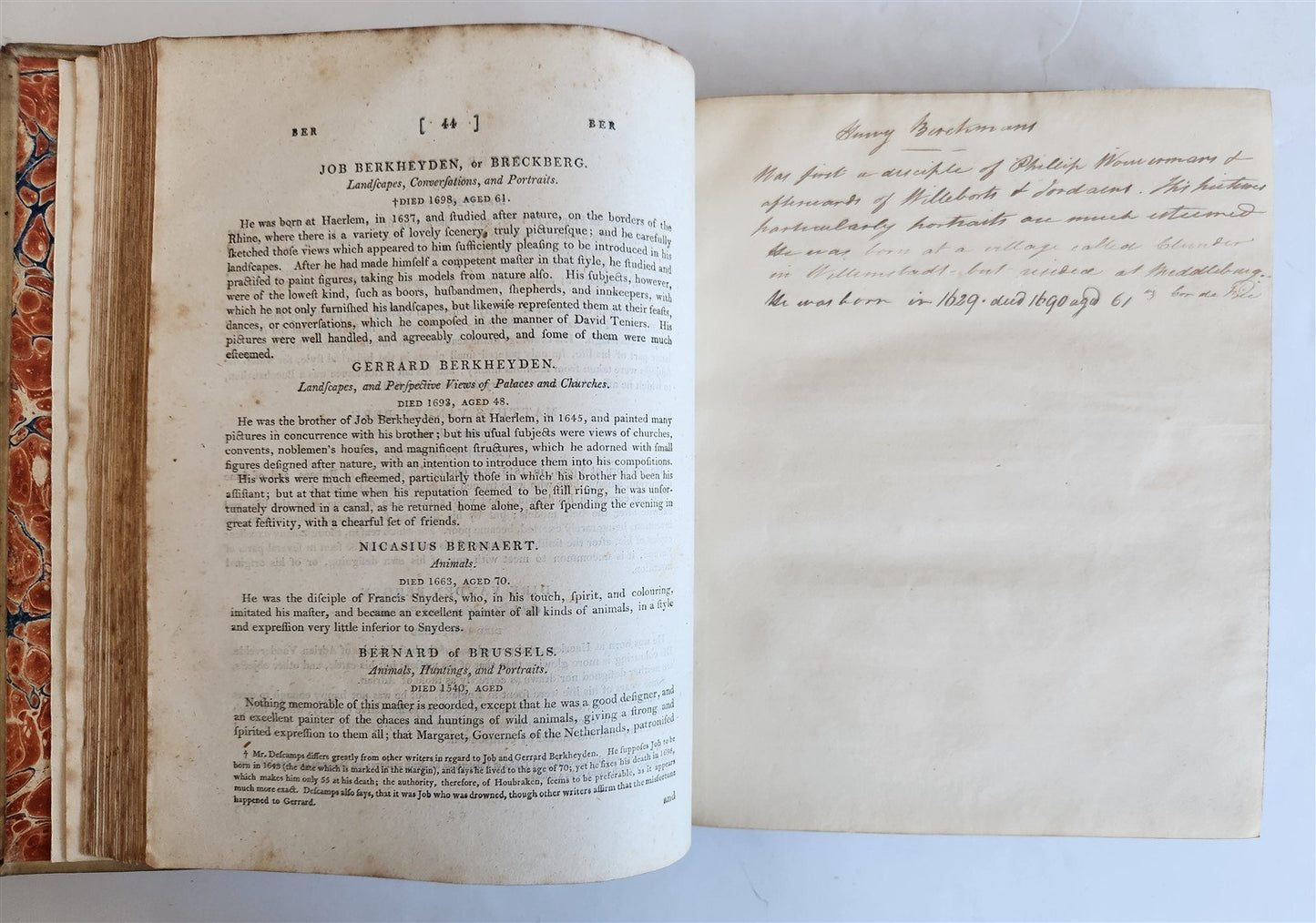 1805 DICTIONARY of PAINTERS by Matthew Pilkington 2 VELLUM BOUND VOLUMES antique