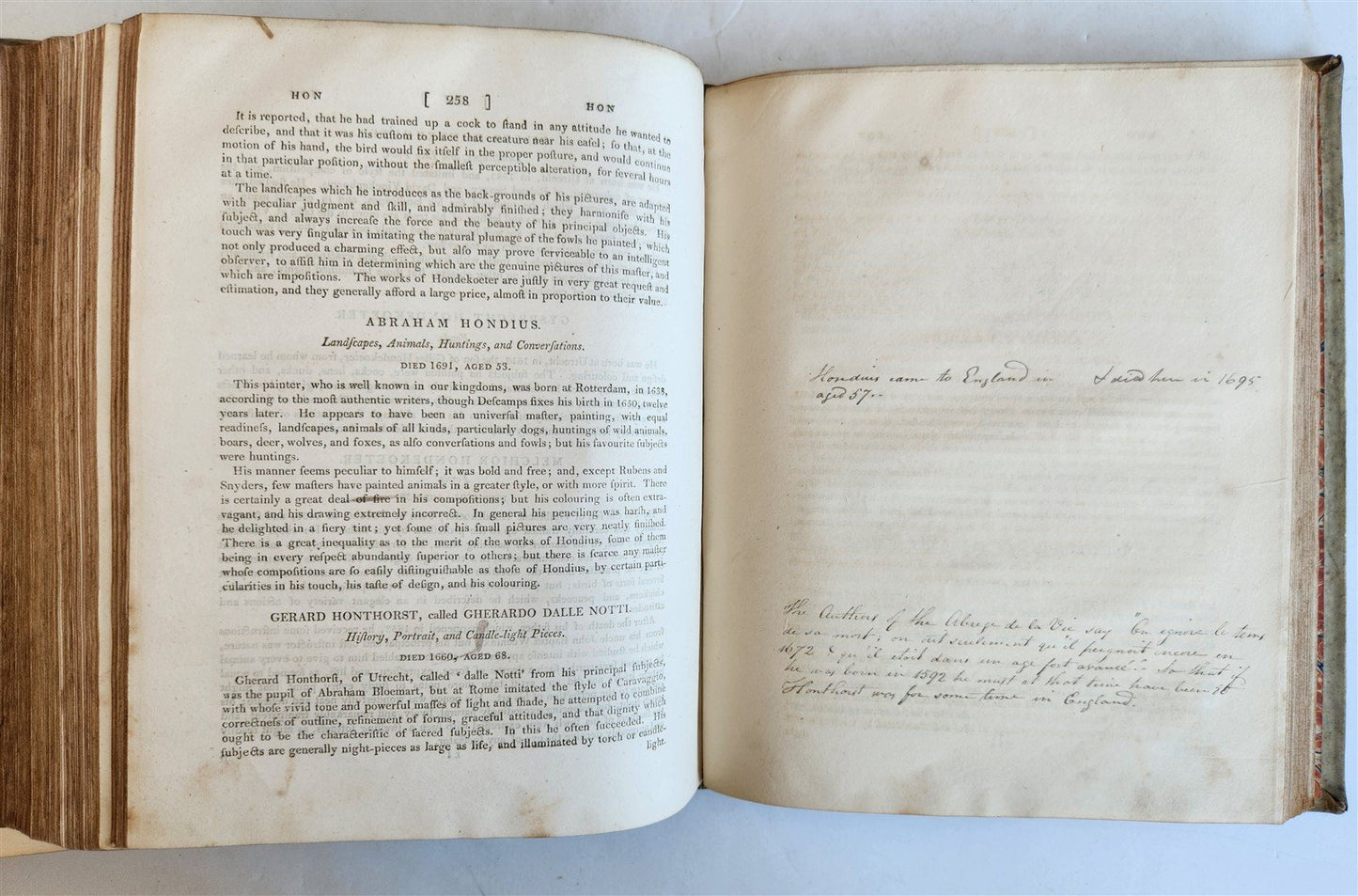 1805 DICTIONARY of PAINTERS by Matthew Pilkington 2 VELLUM BOUND VOLUMES antique