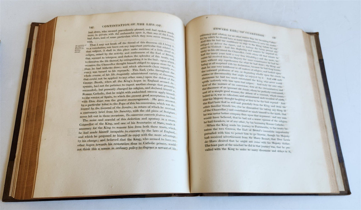 1817 Life of Edward Earl of Clarendon 2 VOLUMES antique