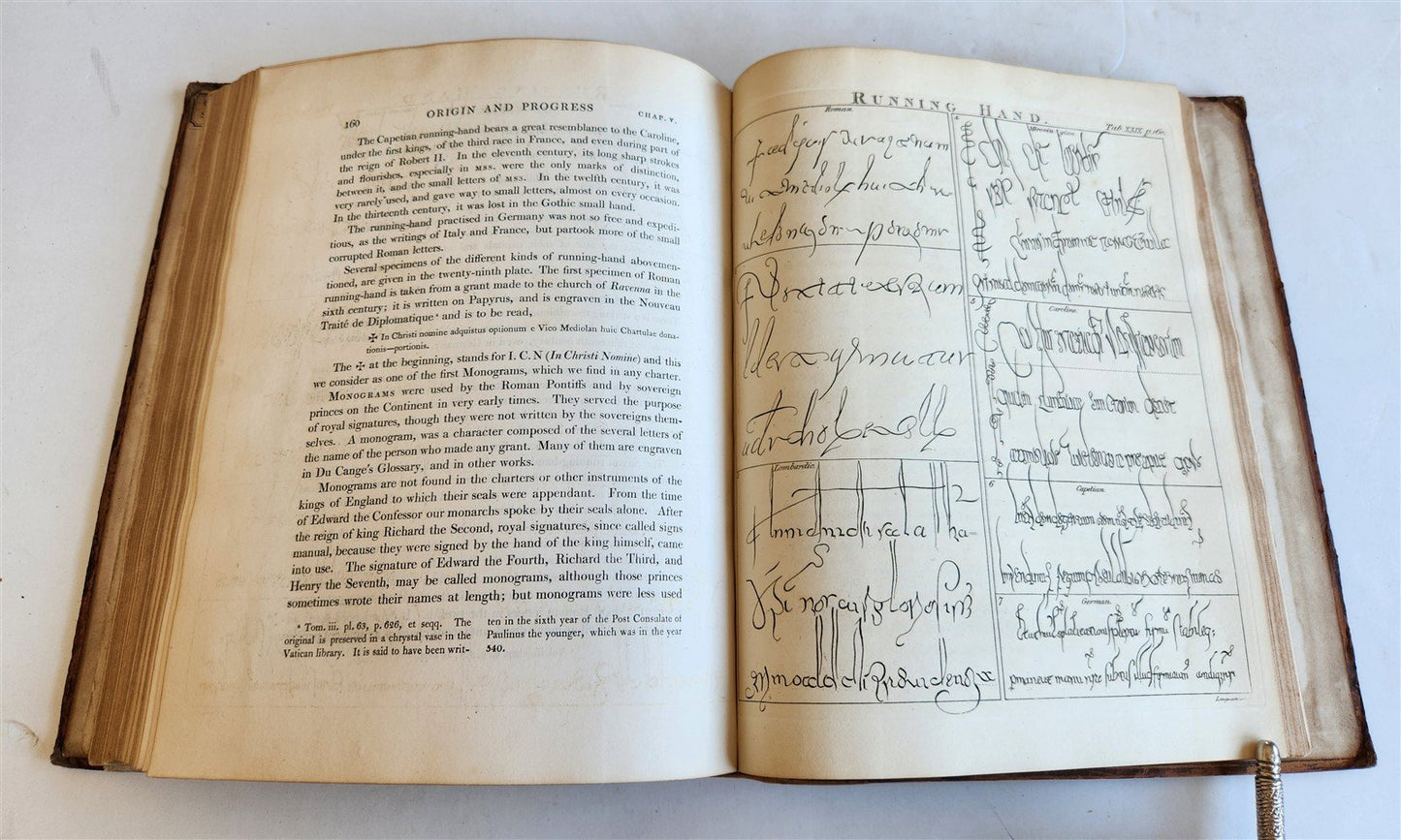 1803 Origin and Progress of Writing by THOMAS ASTLE antique ILLUSTRATED