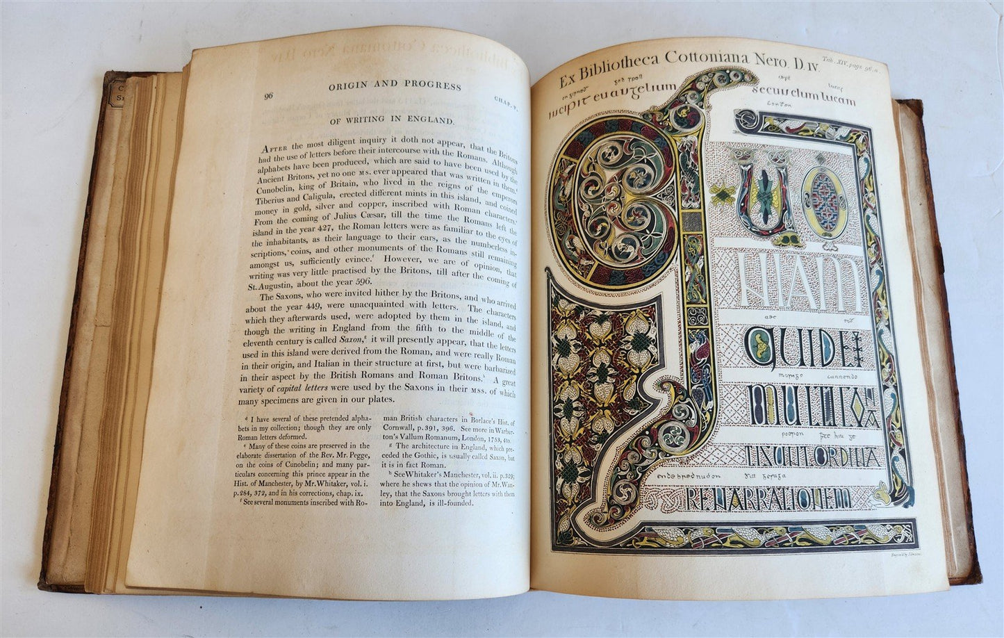 1803 Origin and Progress of Writing by THOMAS ASTLE antique ILLUSTRATED