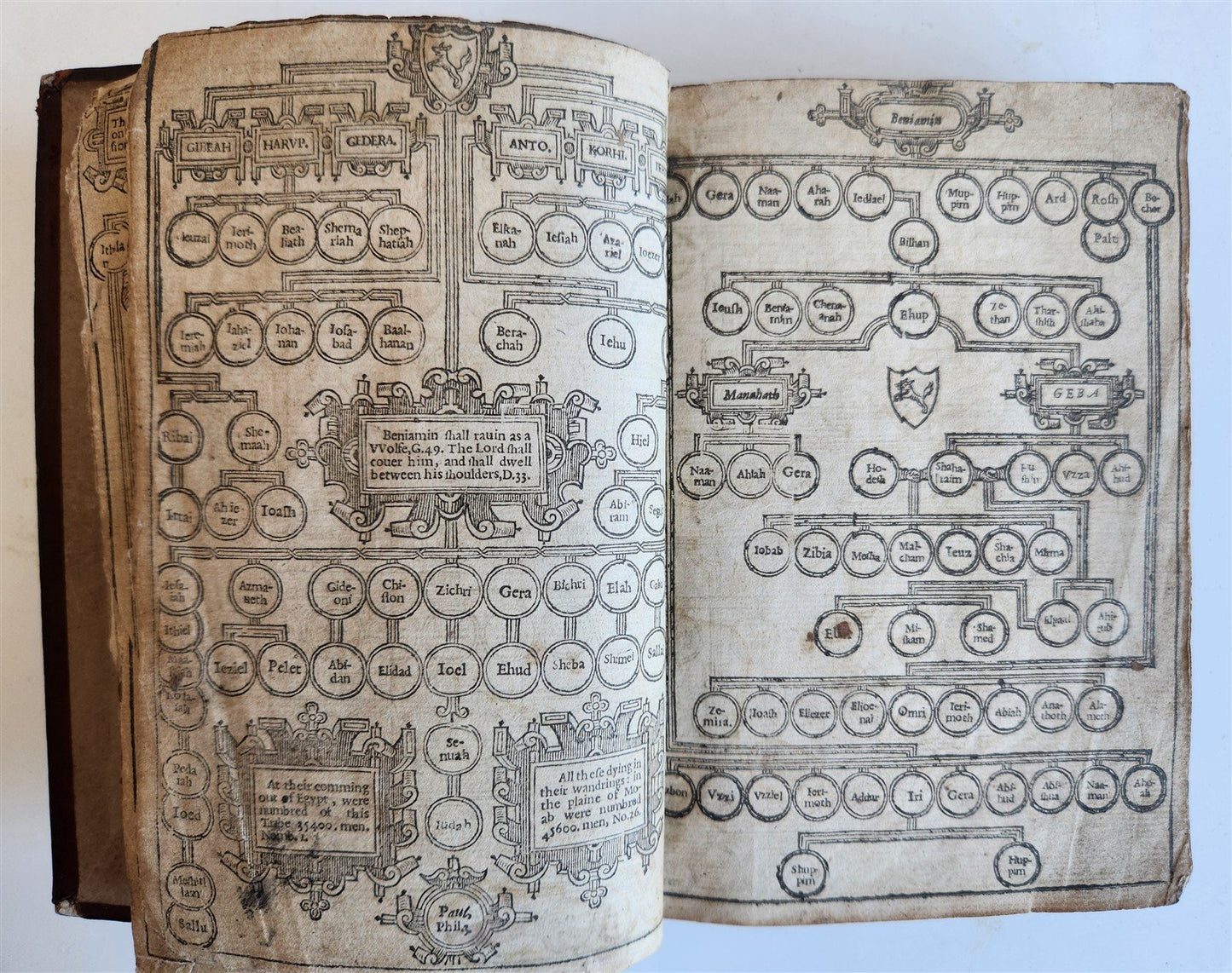 1618 BIBLE in ENGLISH antique OLD & NEW TESTAMENT by Bonham Norton and John Bill