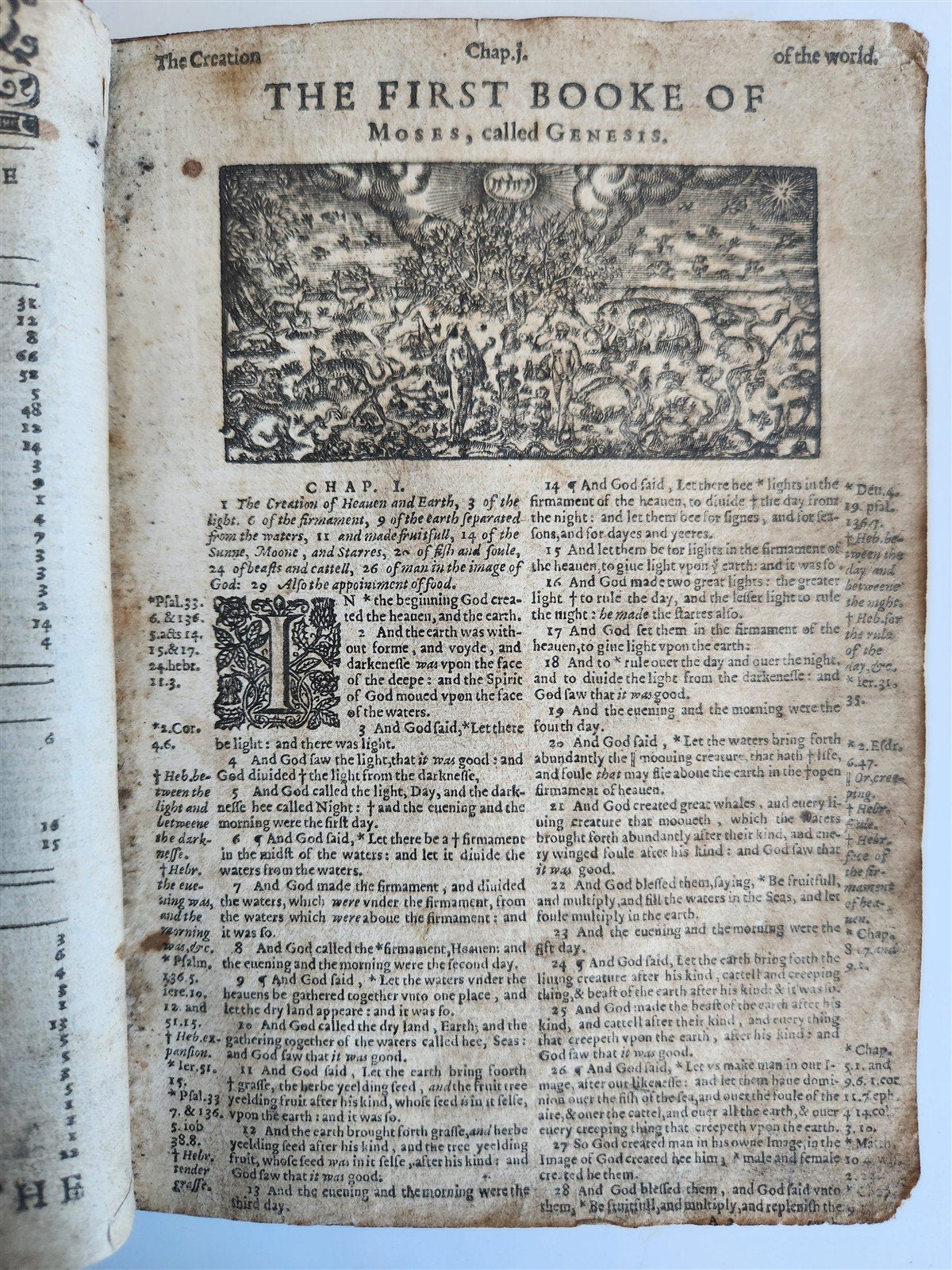 1618 BIBLE in ENGLISH antique OLD & NEW TESTAMENT by Bonham Norton and John Bill