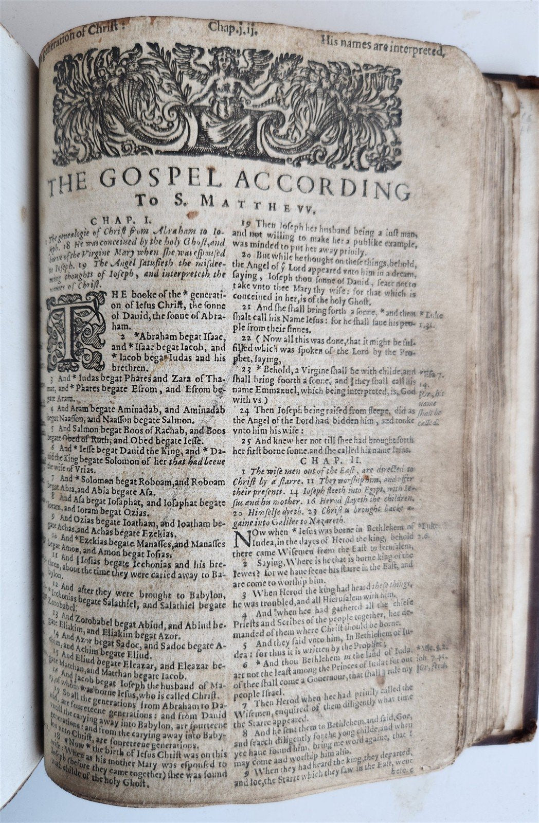 1618 BIBLE in ENGLISH antique OLD & NEW TESTAMENT by Bonham Norton and John Bill