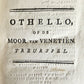 1778-1782 WILLIAM SHAKESPEARE's TOONEELSPELEN antique 4 VOLUMES in DUTCH