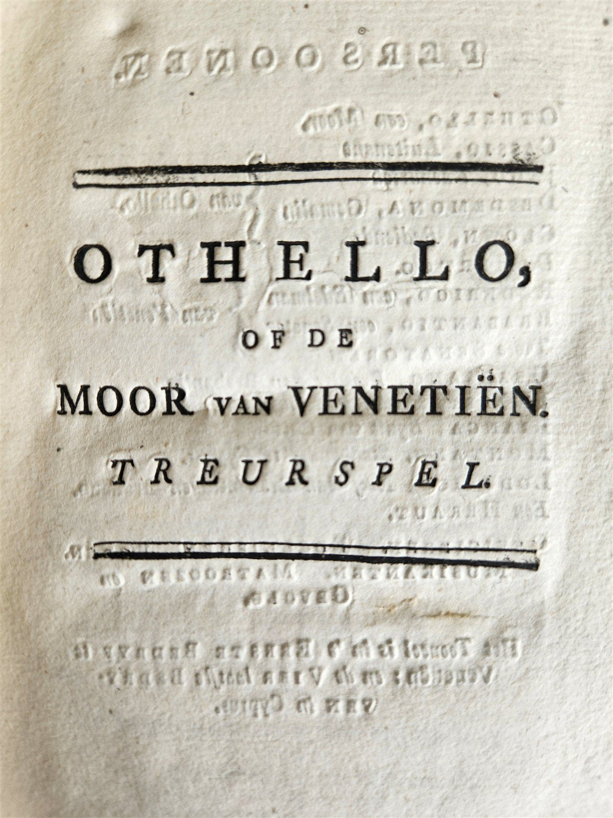 1778-1782 WILLIAM SHAKESPEARE's TOONEELSPELEN antique 4 VOLUMES in DUTCH