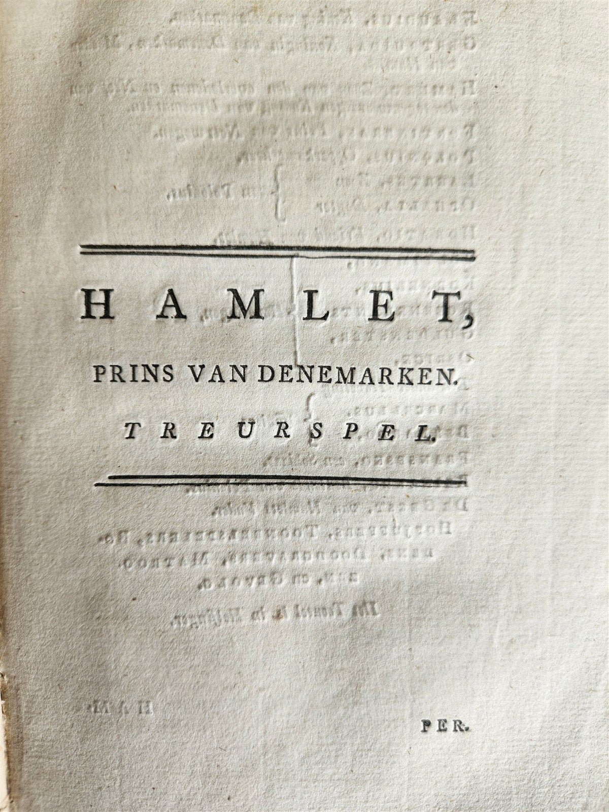 1778-1782 WILLIAM SHAKESPEARE's TOONEELSPELEN antique 4 VOLUMES in DUTCH