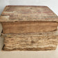 1743 DUTCH FRENCH DICTIONARY antique 2 FOLIO VOLUMES 18th CENTURY
