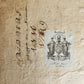 1743 DUTCH FRENCH DICTIONARY antique 2 FOLIO VOLUMES 18th CENTURY
