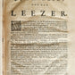 1743 DUTCH FRENCH DICTIONARY antique 2 FOLIO VOLUMES 18th CENTURY