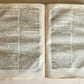 1743 DUTCH FRENCH DICTIONARY antique 2 FOLIO VOLUMES 18th CENTURY