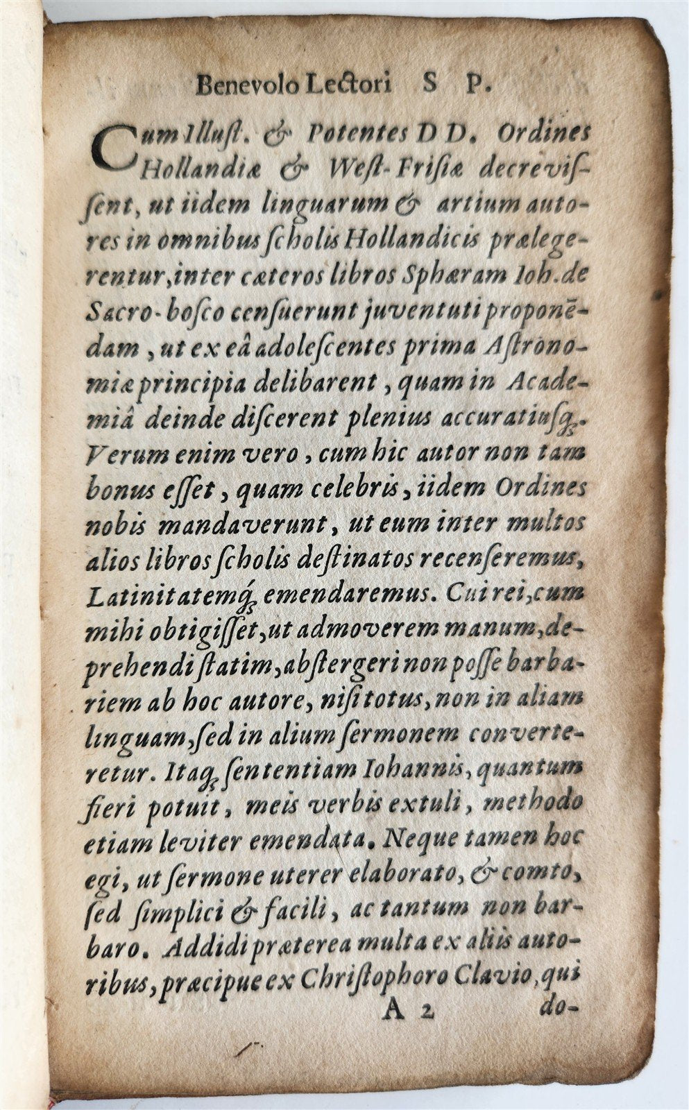 1656 SPHAERA by IOHANNES SACROBOSCO antique ILLUSTRATED astronomy