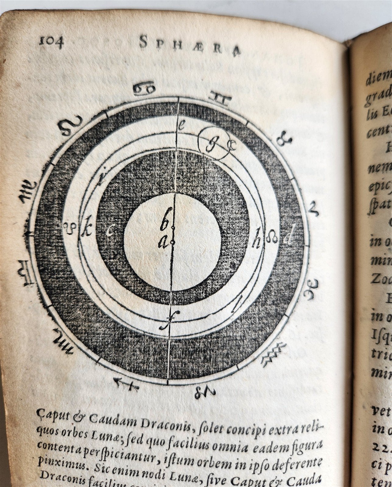 1656 SPHAERA by IOHANNES SACROBOSCO antique ILLUSTRATED astronomy