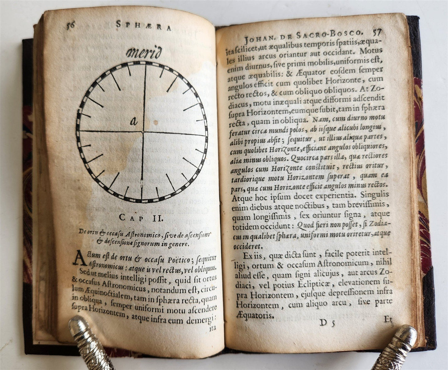 1656 SPHAERA by IOHANNES SACROBOSCO antique ILLUSTRATED astronomy