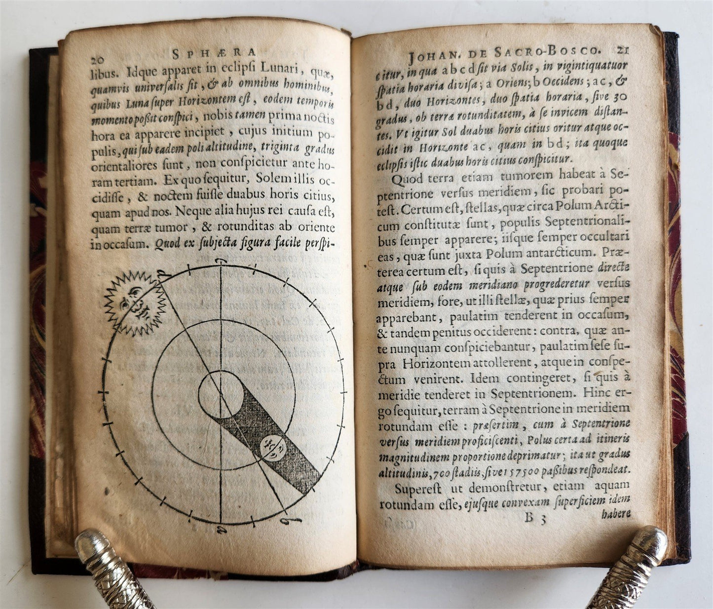 1656 SPHAERA by IOHANNES SACROBOSCO antique ILLUSTRATED astronomy