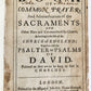 1680 BOOK OF COMMON PRAYER fully illustrated ANTIQUE in ENGLISH