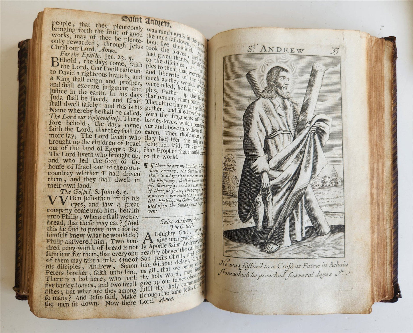 1680 BOOK OF COMMON PRAYER fully illustrated ANTIQUE in ENGLISH