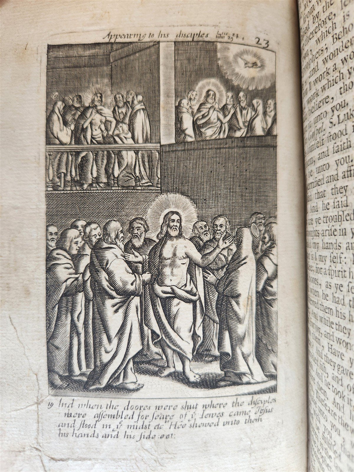 1680 BOOK OF COMMON PRAYER fully illustrated ANTIQUE in ENGLISH
