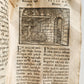 1585 AESOP fully illustrated ANTIQUE 16th century emblemata VELLUM BINDING rare