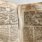 1585 AESOP fully illustrated ANTIQUE 16th century emblemata VELLUM BINDING rare