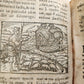 1585 AESOP fully illustrated ANTIQUE 16th century emblemata VELLUM BINDING rare