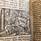 1585 AESOP fully illustrated ANTIQUE 16th century emblemata VELLUM BINDING rare
