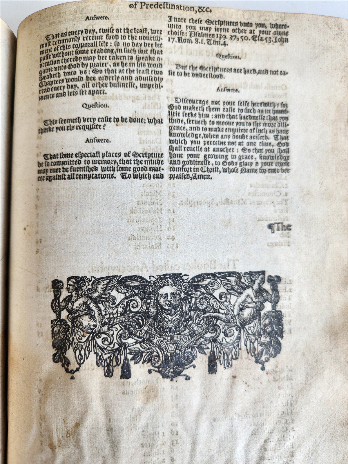 1607 BREECHES BIBLE in ENGLISH antique 17th CENTURY