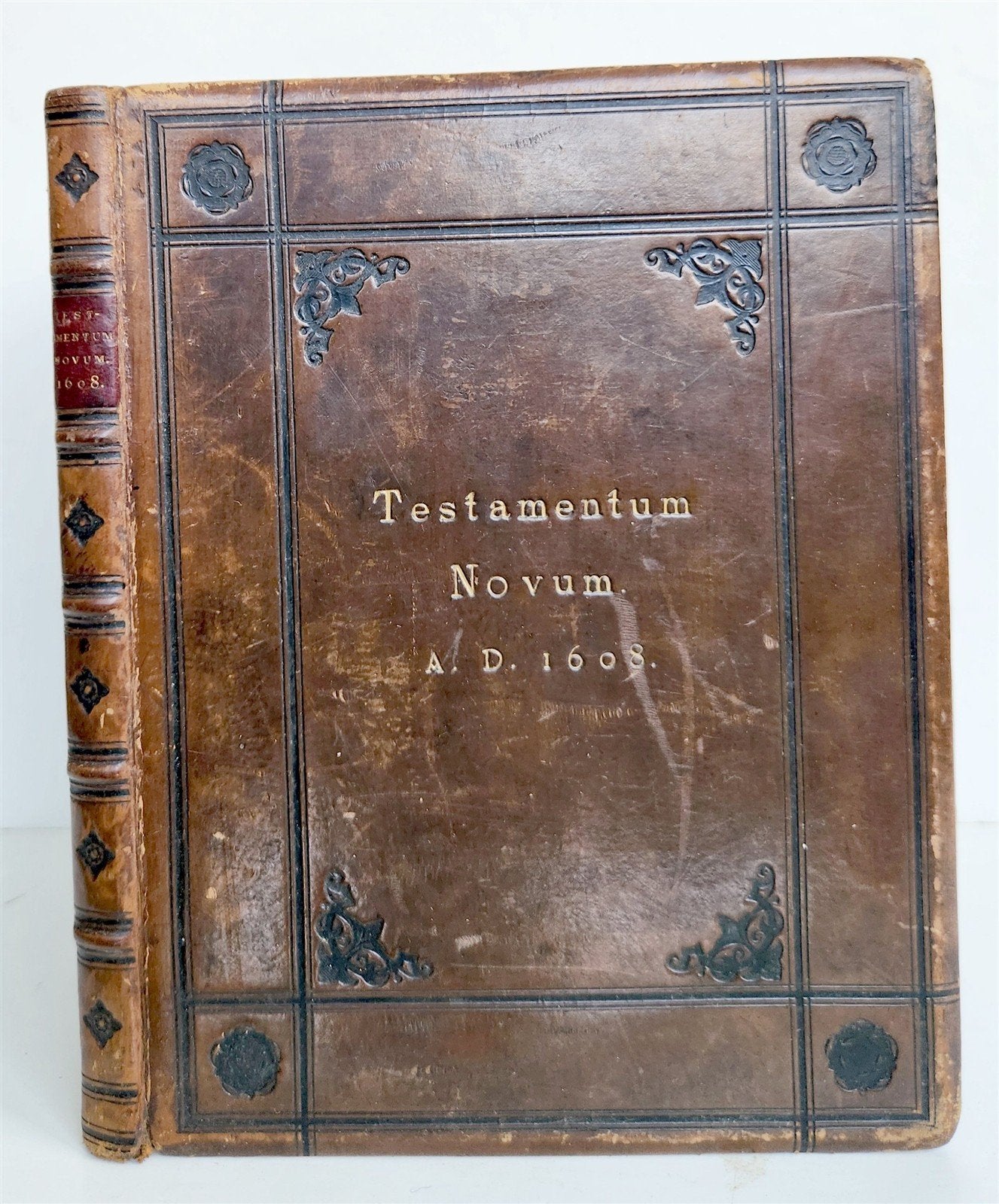 1608 BIBLE in ENGLISH antique NEW TESTAMENT