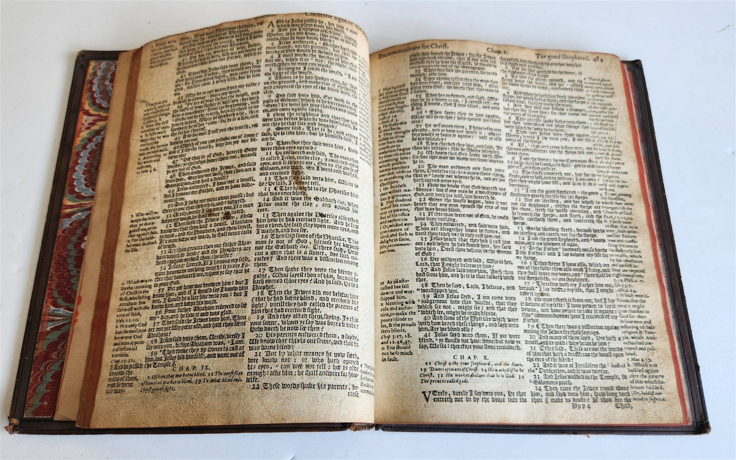 1608 BIBLE in ENGLISH antique NEW TESTAMENT