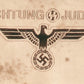 NAZIS PROPAGANDA ACHTUNG JUDEN SS VINTAGE POSTCARD JUDAICA