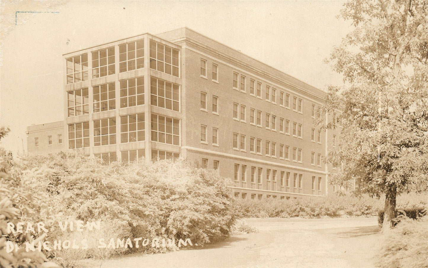 SAVANNAH MO DR. NICHOLS SANATORIUM,ANTIQUE REAL PHOTO POSTCARD RPPC