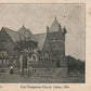 LISBON OH CHURCH ANTIQUE POSTCARD