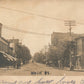 CAMERON OH MAIN STREET ANTIQUE REAL PHOTO POSTCARD RPPC