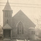 MILFORD OH CHURCH ANTIQUE REAL PHOTO POSTCARD RPPC