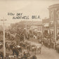 BLACKWELL OK SHOW DAY ANTIQUE REAL PHOTO POSTCARD RPPC