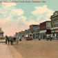 CHICKASHA OK STREET SCENE ANTIQUE POSTCARD