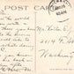CHICKASHA OK STREET SCENE ANTIQUE POSTCARD