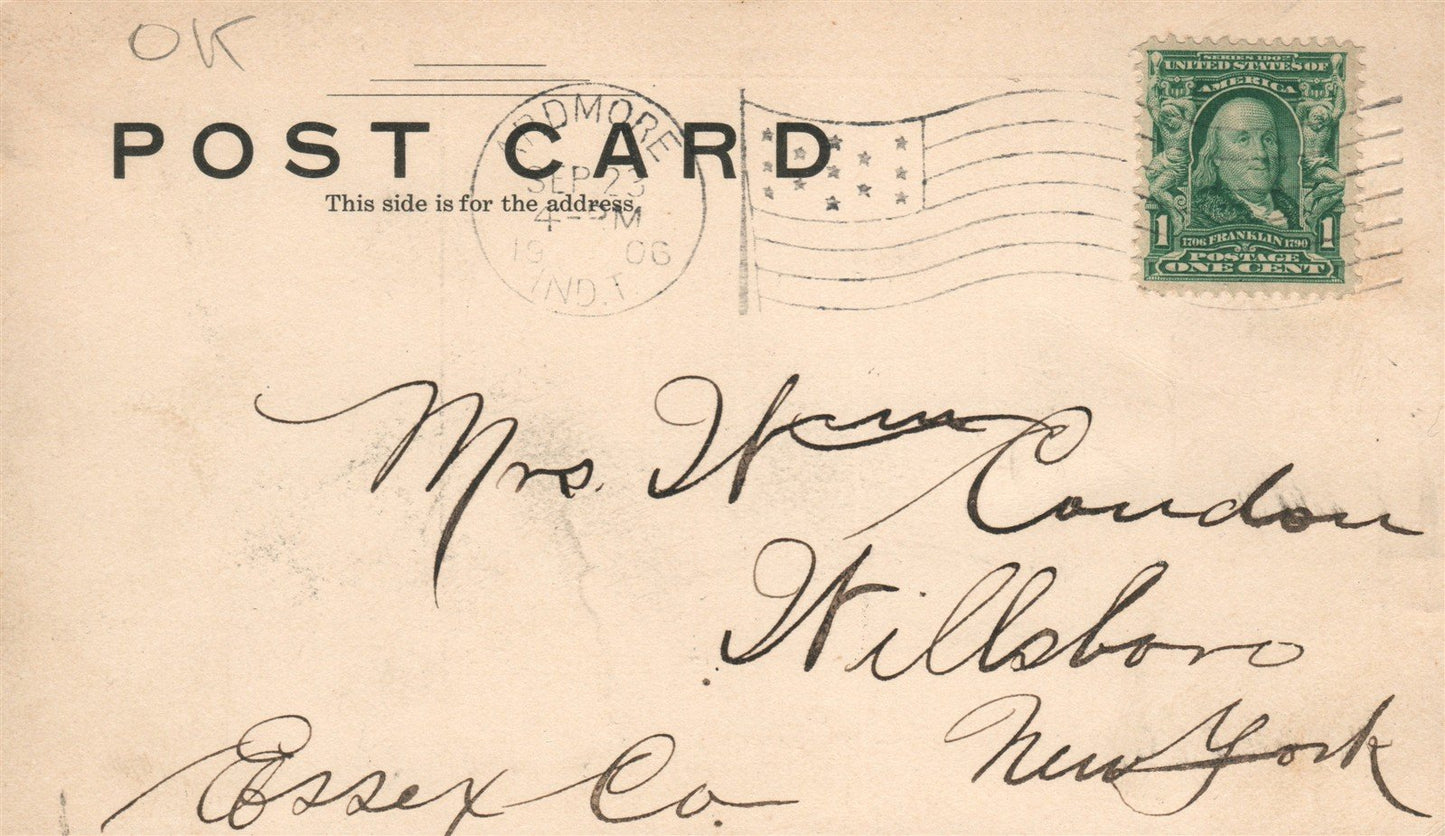 ARDMORE IT OK COTTON COMPRESS ANTIQUE POSTCARD OK