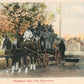 KINGFISHER OK FIRE DEPARTMENT ANTIQUE POSTCARD