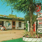 ALFALFA COUNTY OK GAS STATION VINTAGE POSTCARD