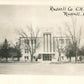 RUSSELL KS COURT HOUSE ANTIQUE REAL PHOTO POSTCARD RPPC