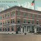 GREAT BARRINGTON MA MAHAIVE BLOCK ANTIQUE POSTCARD