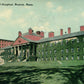 BOSTON MA HOSPITAL ANTIQUE POSTCARD