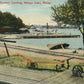 SEBAGO LAKE ME STEAMER LANDING ANTIQUE POSTCARD