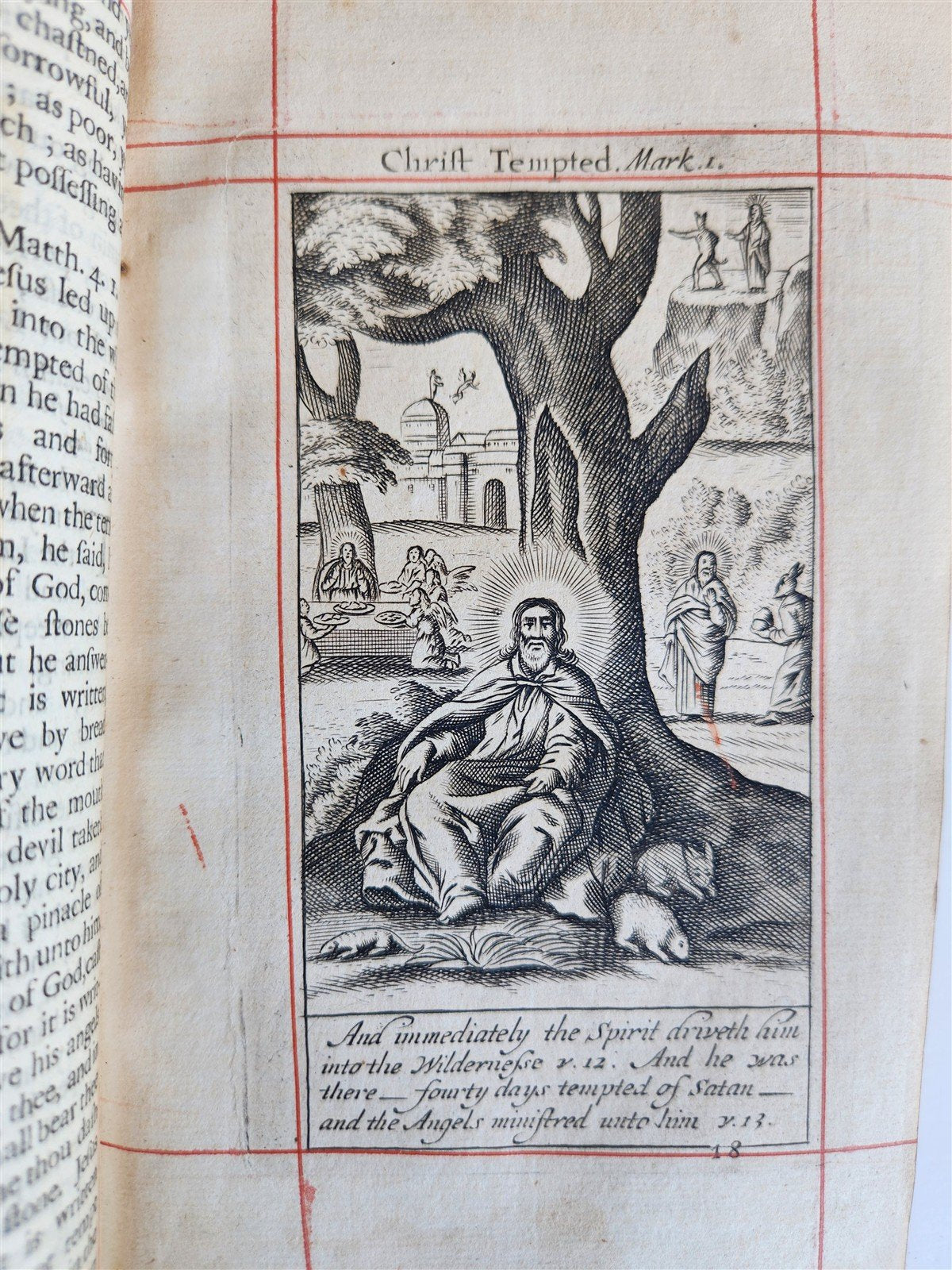 1701 BOOK OF COMMON PRAYER in ENGLISH w/ PSALMS of DAVID ANTIQUE illustrated