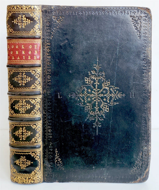 1707 BOOK OF COMMON PRAYER in ENGLISH w/ PSALMS of DAVID ANTIQUE illustrated
