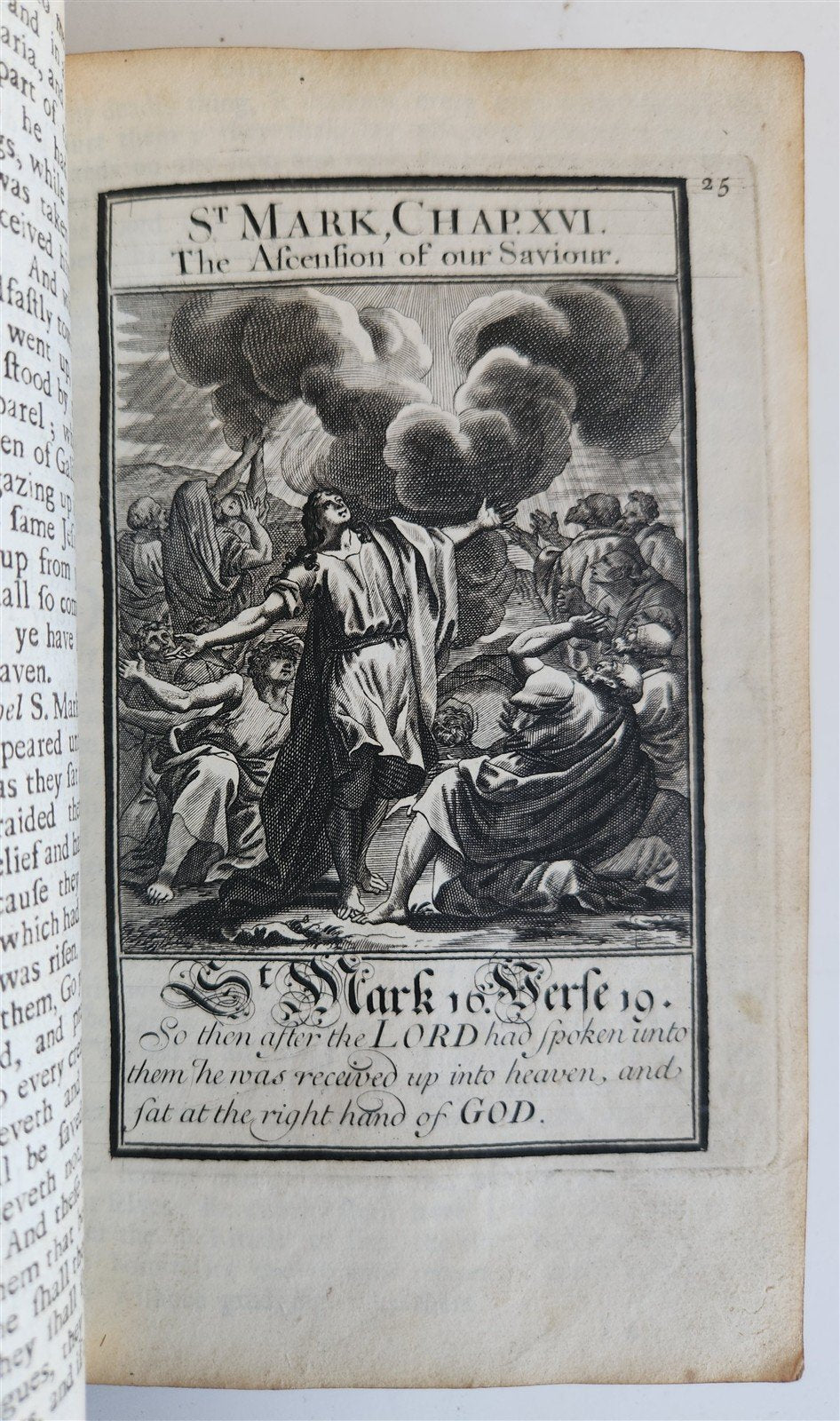 1707 BOOK OF COMMON PRAYER in ENGLISH w/ PSALMS of DAVID ANTIQUE illustrated