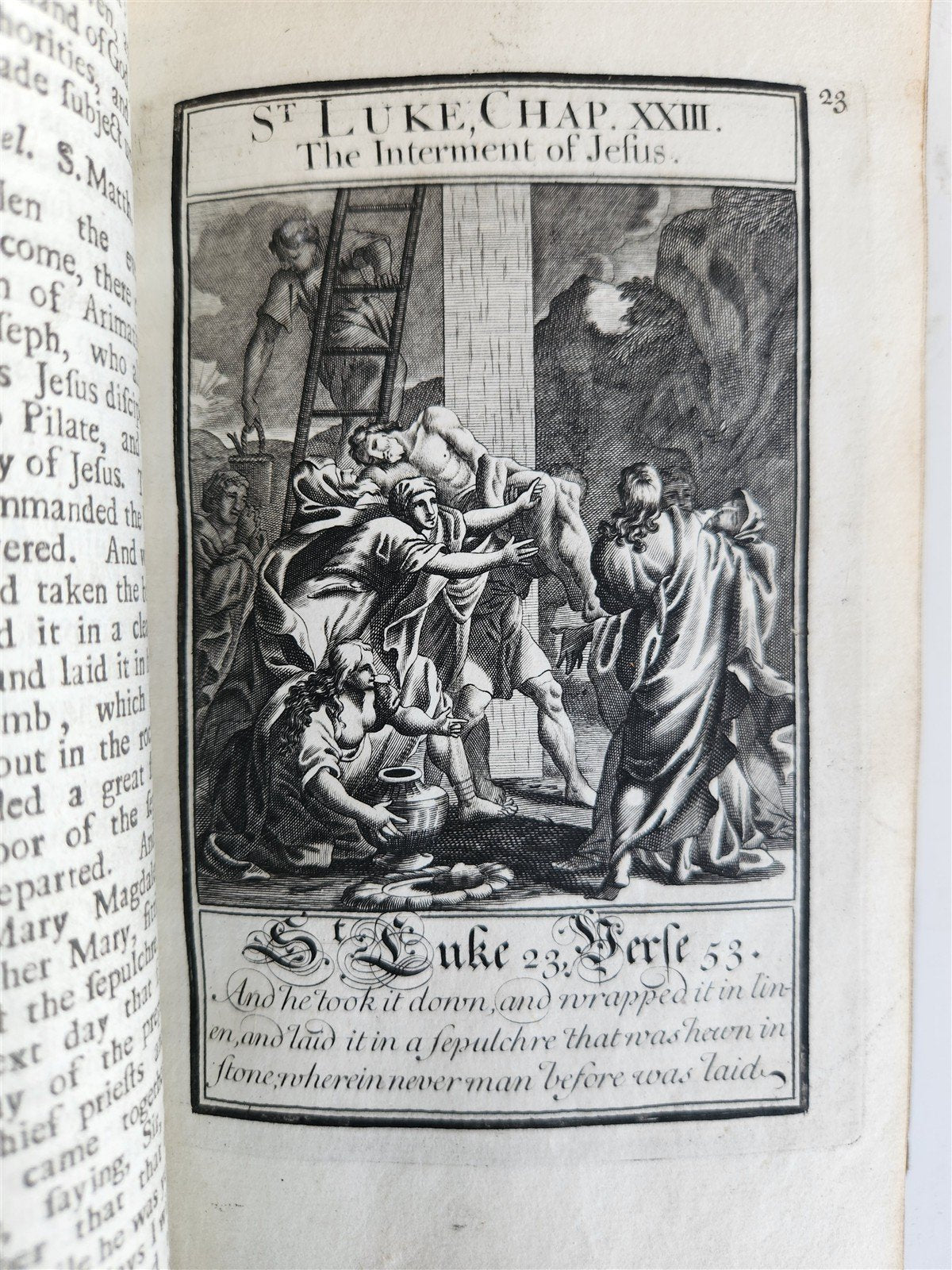 1707 BOOK OF COMMON PRAYER in ENGLISH w/ PSALMS of DAVID ANTIQUE illustrated