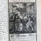1707 BOOK OF COMMON PRAYER in ENGLISH w/ PSALMS of DAVID ANTIQUE illustrated