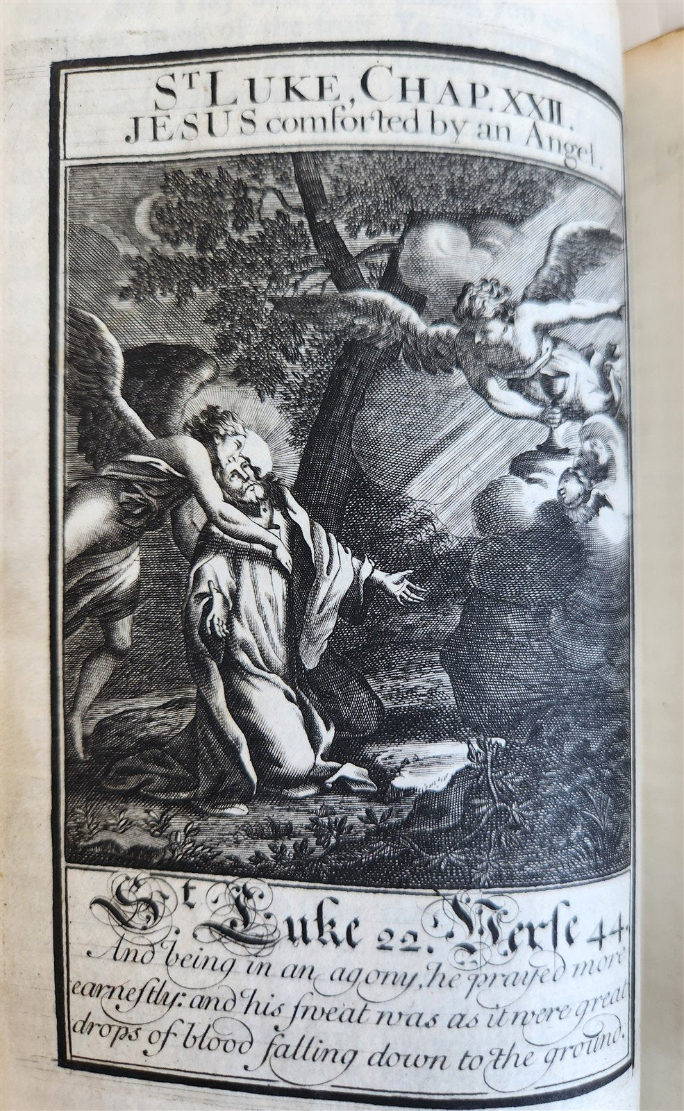 1707 BOOK OF COMMON PRAYER in ENGLISH w/ PSALMS of DAVID ANTIQUE illustrated